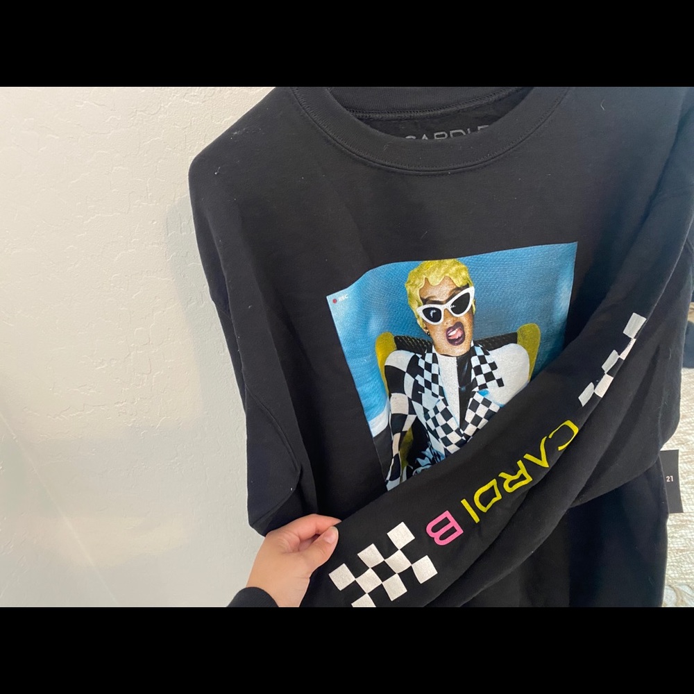 Cardi B sweater